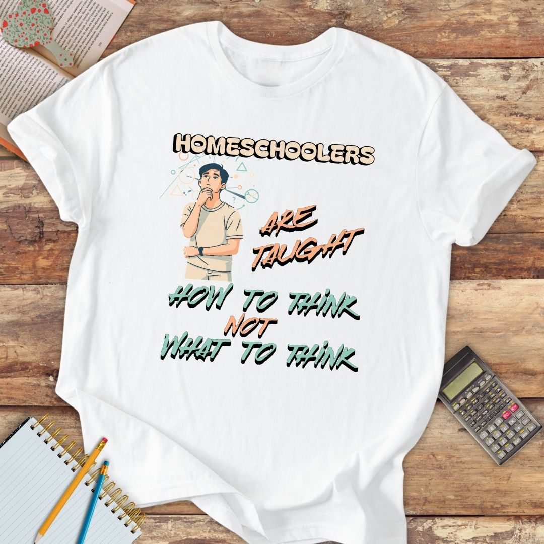Short-Sleeve Unisex T-Shirt - Homeschoolers Are Taught How To Think Not What To Think