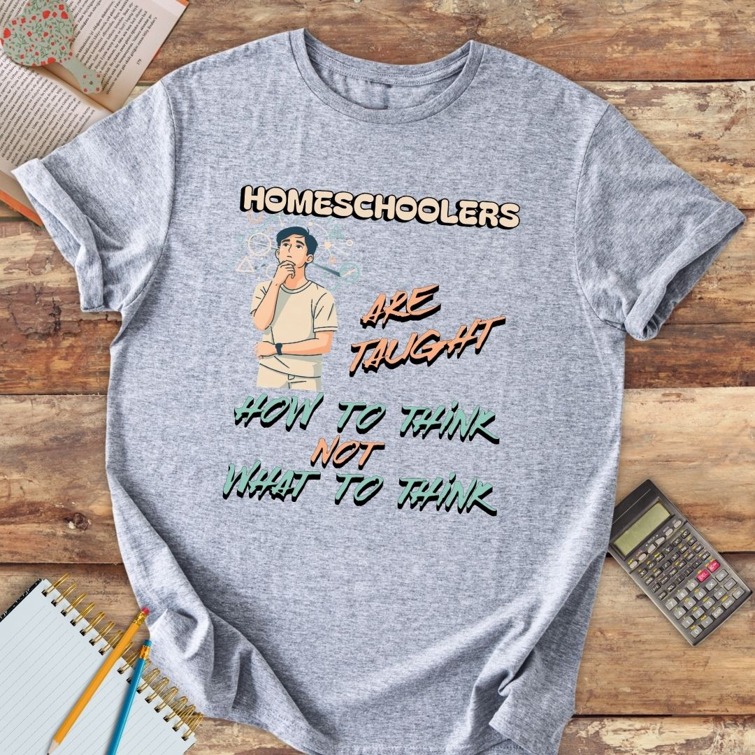 Short-Sleeve Unisex T-Shirt - Homeschoolers Are Taught How To Think Not What To Think