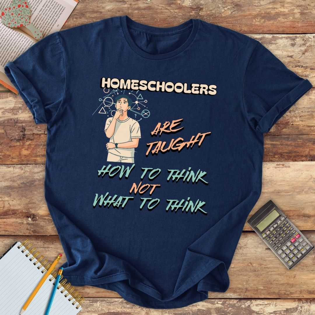Short-Sleeve Unisex T-Shirt - Homeschoolers Are Taught How To Think Not What To Think