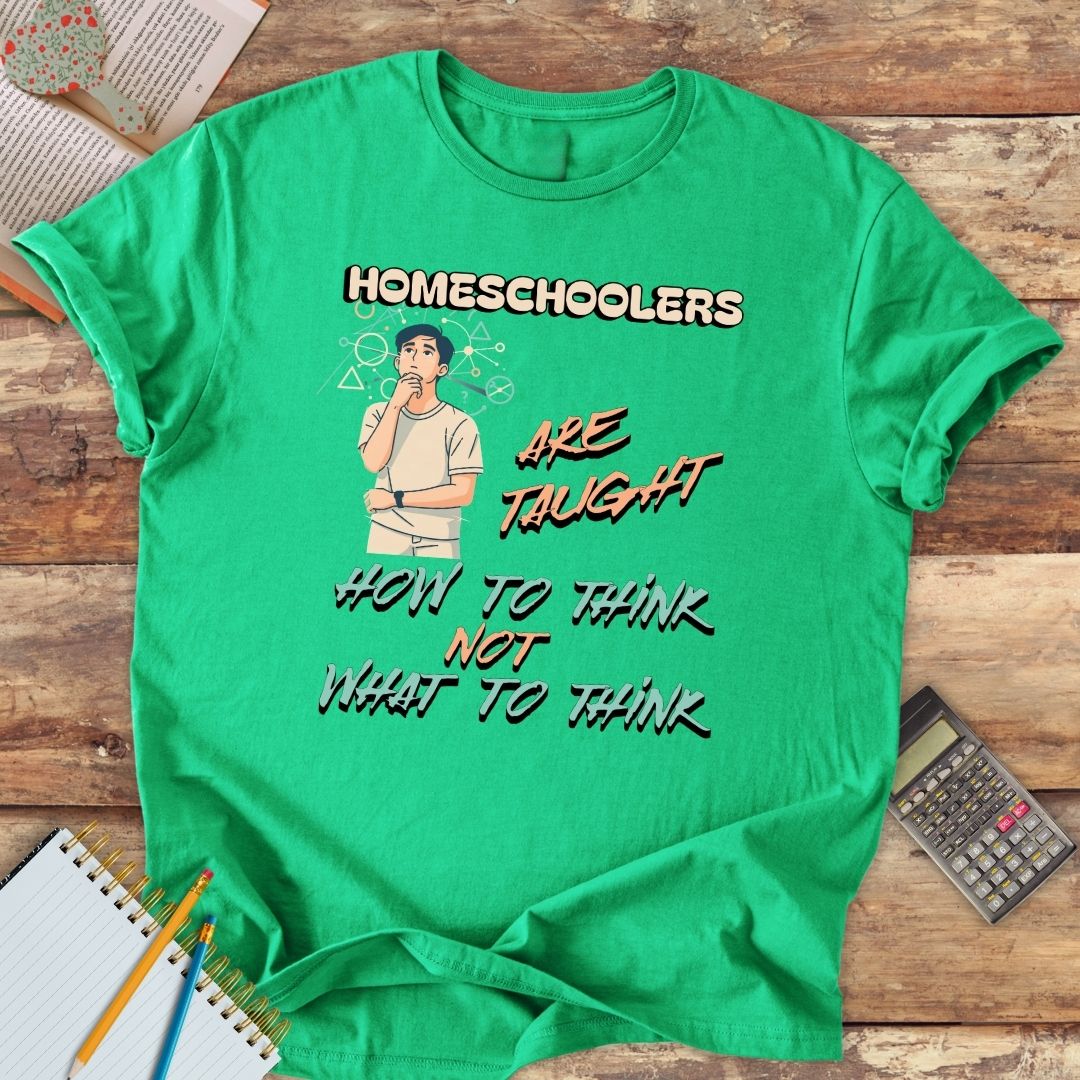 Short-Sleeve Unisex T-Shirt - Homeschoolers Are Taught How To Think Not What To Think