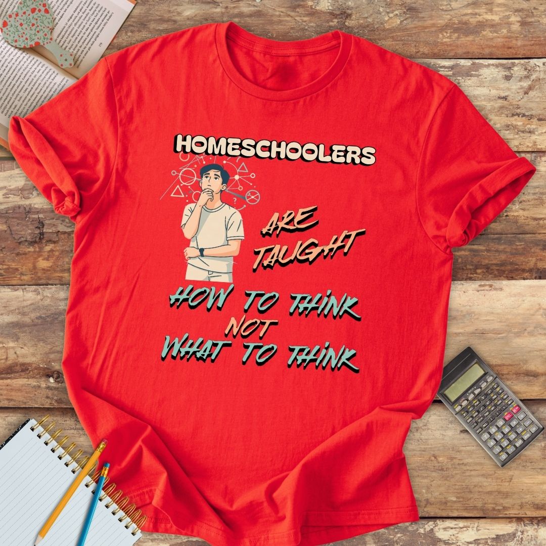 Short-Sleeve Unisex T-Shirt - Homeschoolers Are Taught How To Think Not What To Think