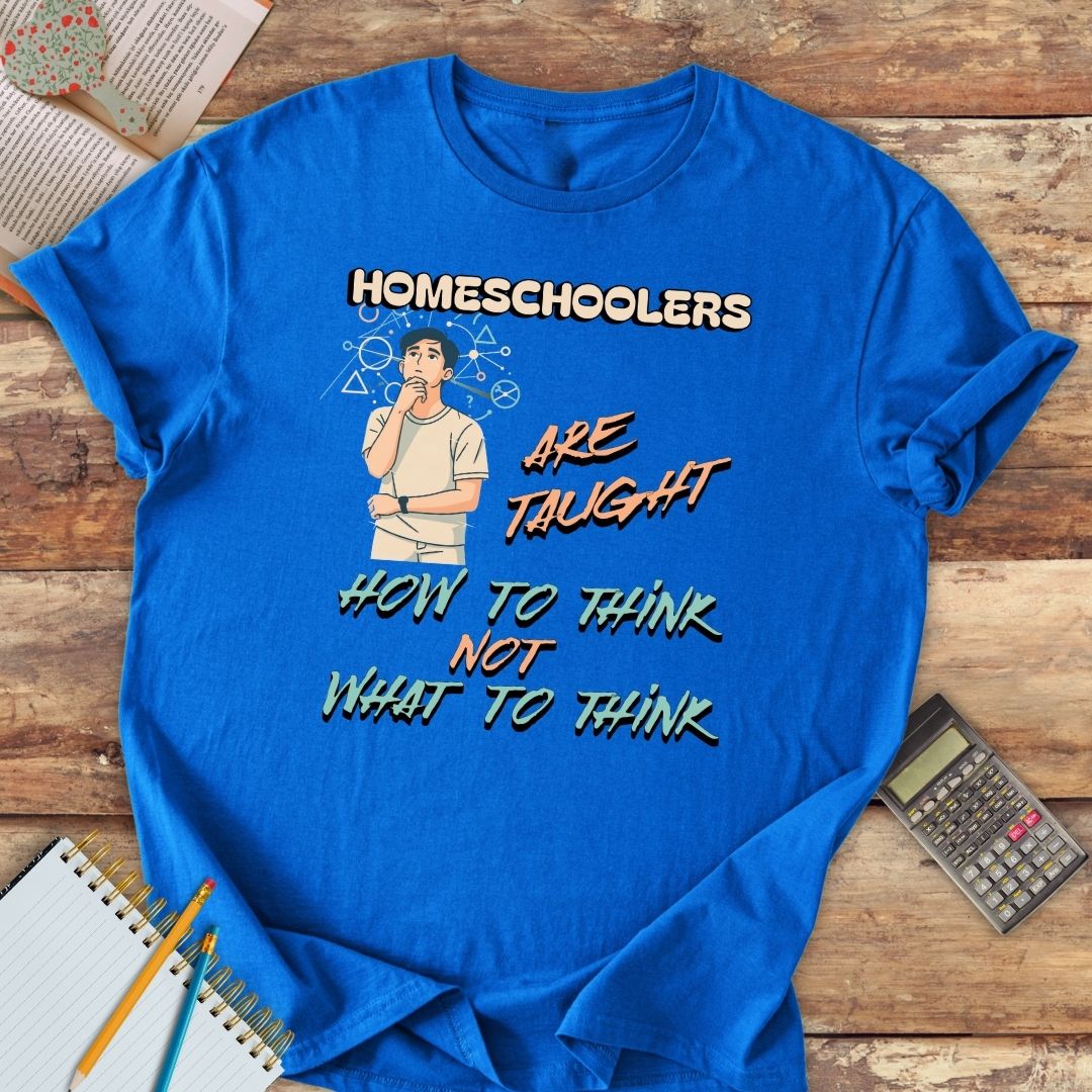 Short-Sleeve Unisex T-Shirt - Homeschoolers Are Taught How To Think Not What To Think