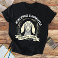 Short-Sleeve Unisex T-Shirt - Homeschool & Homestead Raising the Future dehorned
