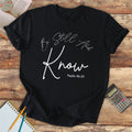 Short-Sleeve Unisex T-Shirt - Be Still And Know Ps. 46:10