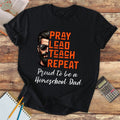 Short-Sleeve Unisex T-Shirt - Pray Lead Teach Repeat Homeschool Dad