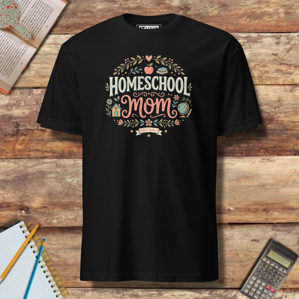Short-Sleeve Unisex T-Shirt - Homeschool Mom Deut. 6:6-7