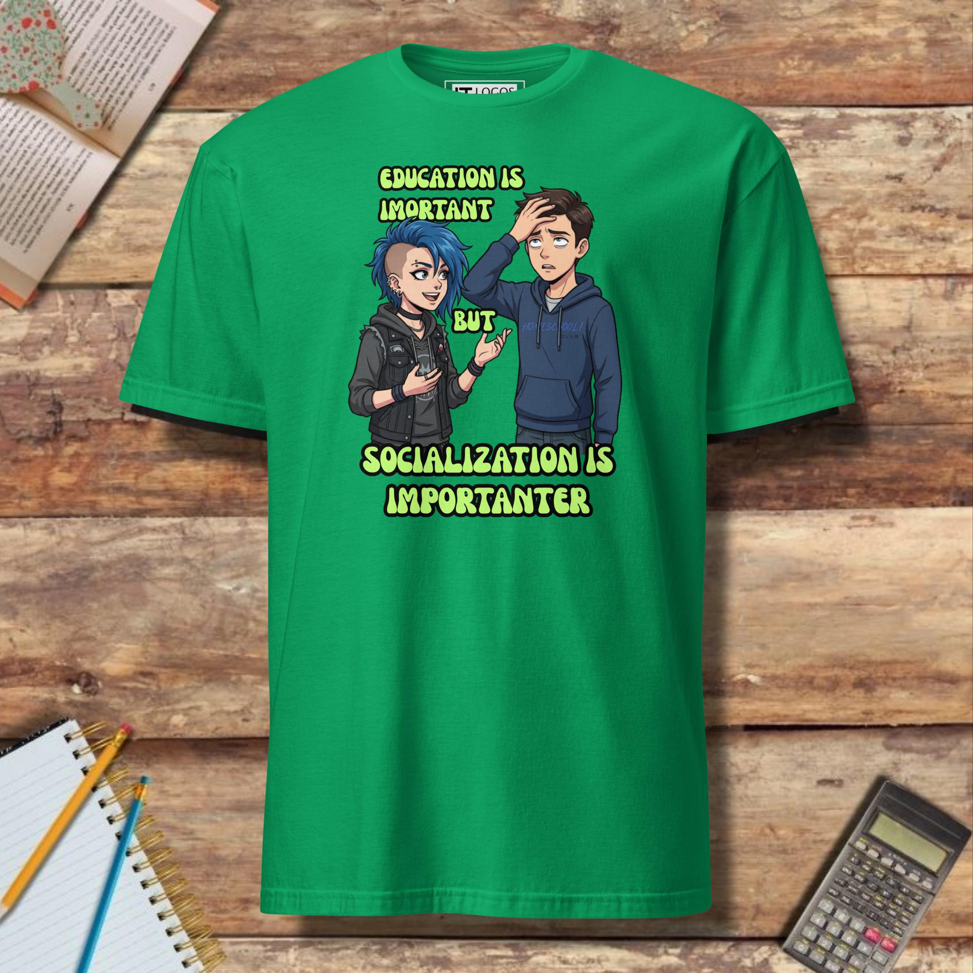 Short-Sleeve Unisex T-Shirt Funny Socialization Importanter