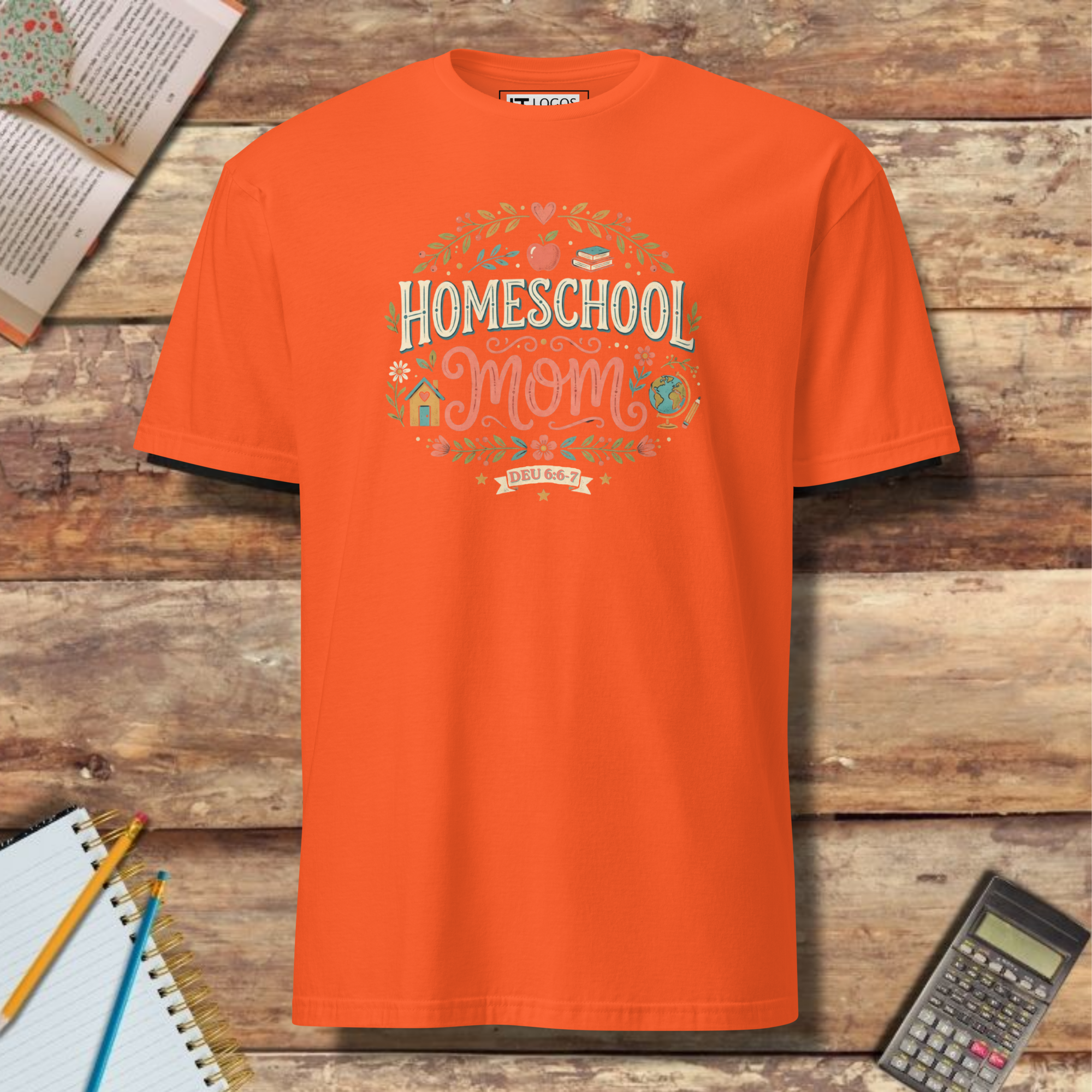 Short-Sleeve Unisex T-Shirt - Homeschool Mom Deu 6