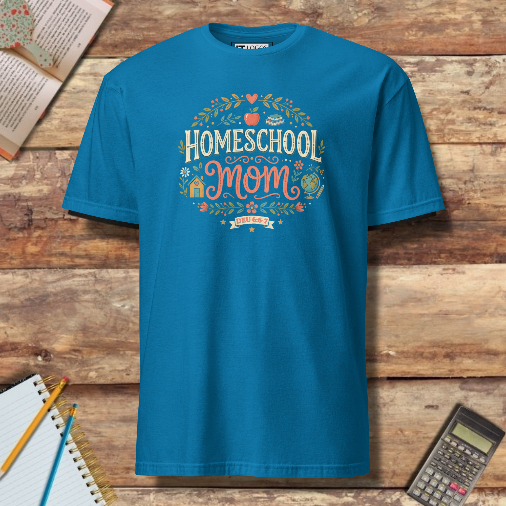 Short-Sleeve Unisex T-Shirt - Homeschool Mom Deu 6