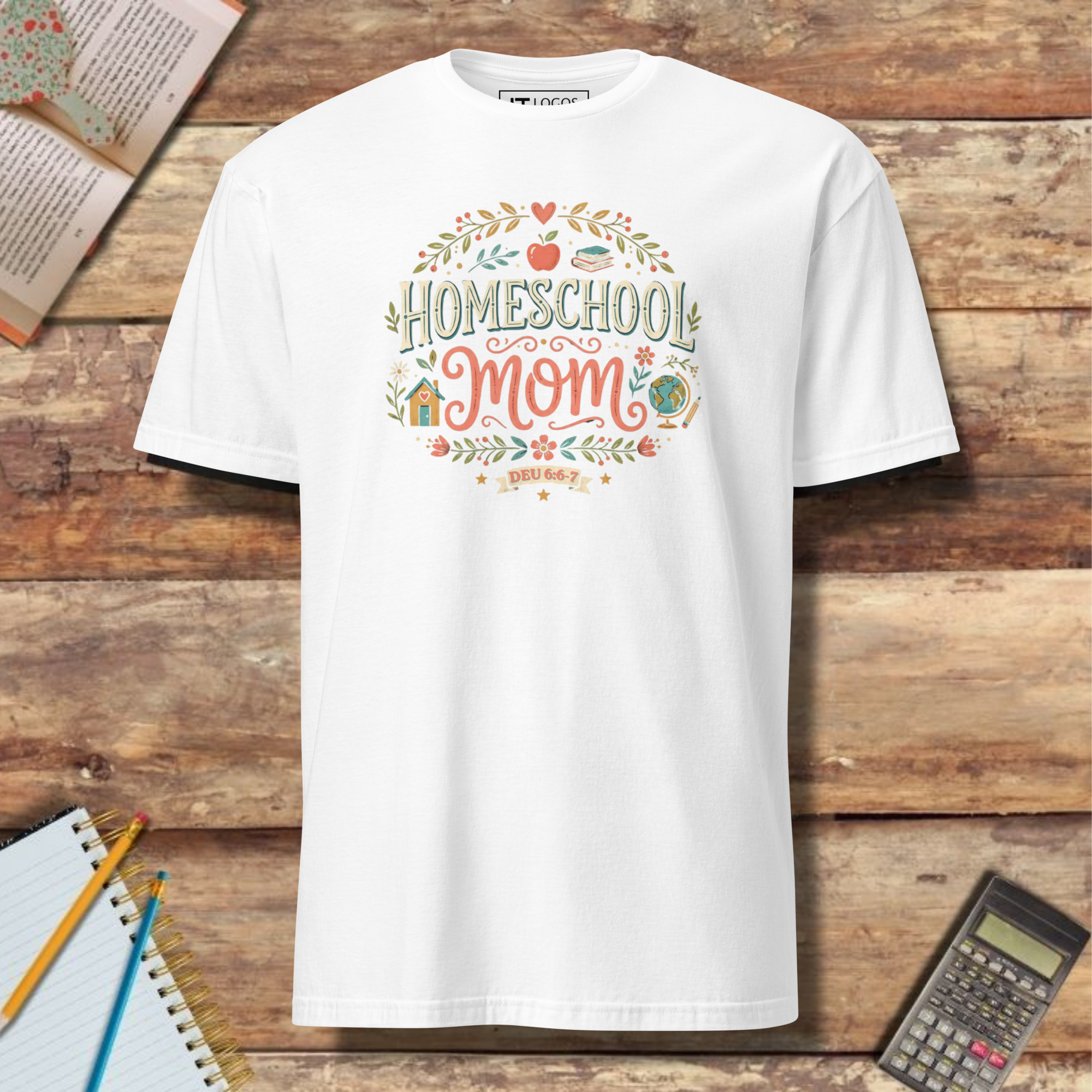 Short-Sleeve Unisex T-Shirt - Homeschool Mom Deu 6